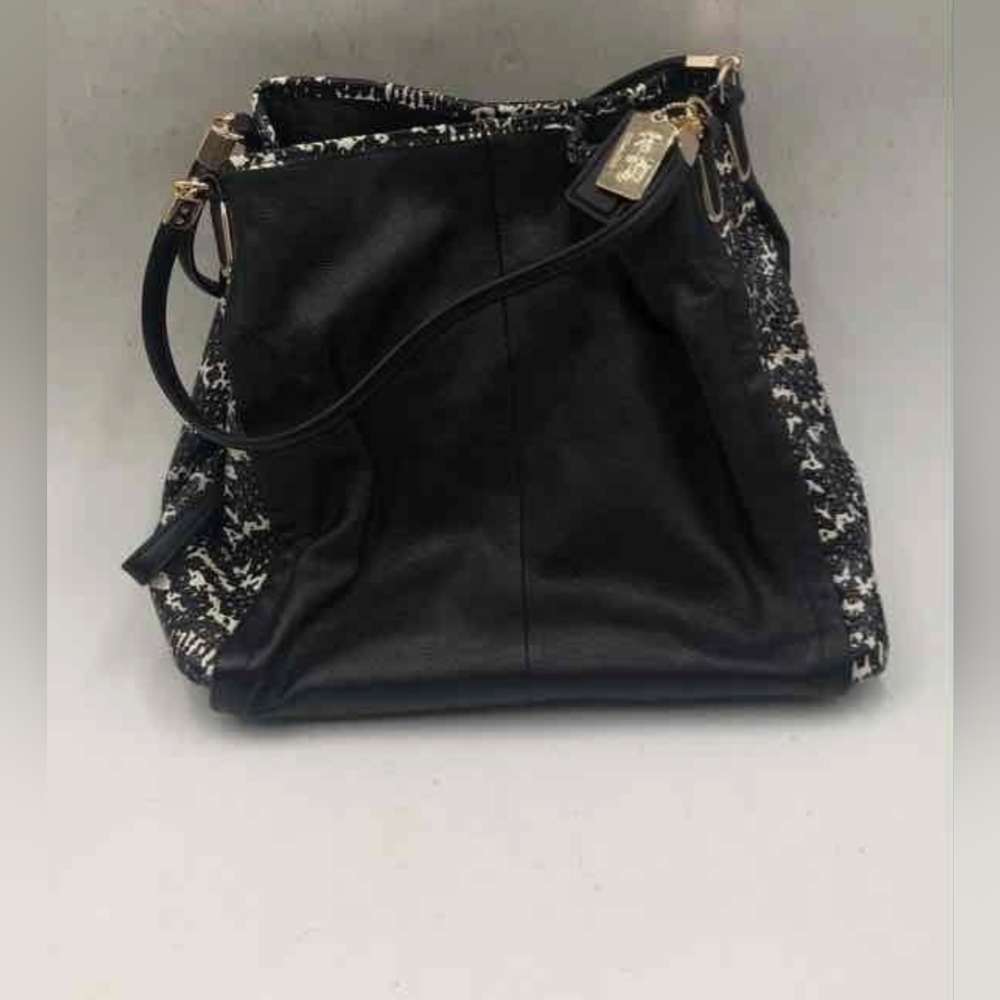 Coach Madison Phoebe Black White Python Animal Pr… - image 6